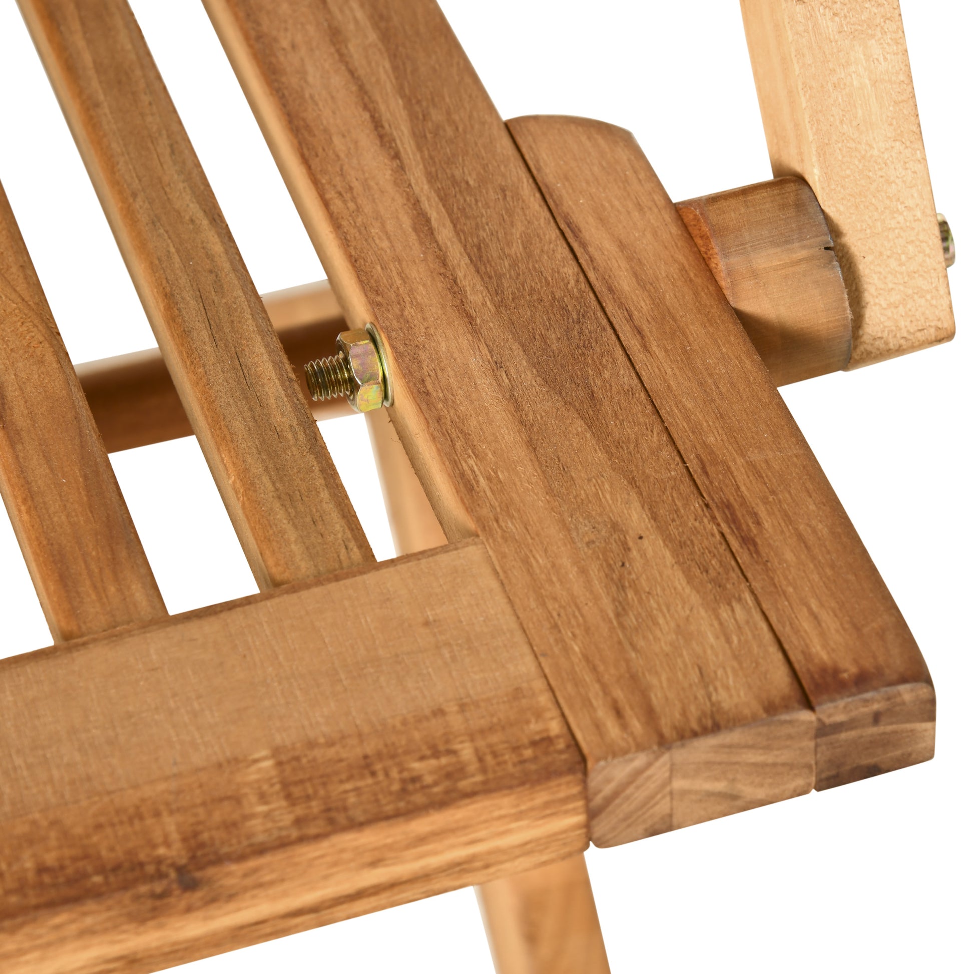 Outsunny Conjunto De Jardín Madera Plegable 7 Piezas Mesa De Comedor Y 6 Sillas_3