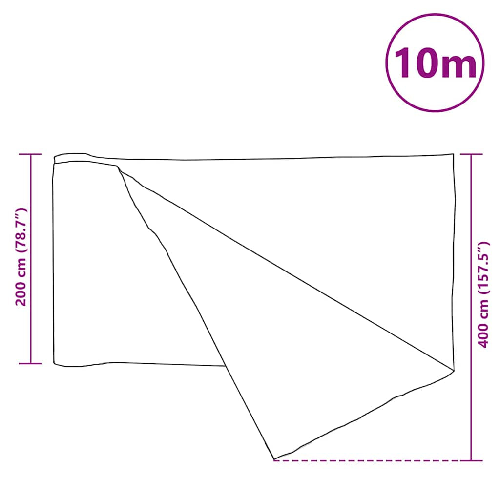 Vidaxl Red De Privacidad Hdpe Gris Antracita 2x10 M 75 G/m²_2