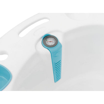 Cubeta Bañera Anatómica azul con soporte Olmitos