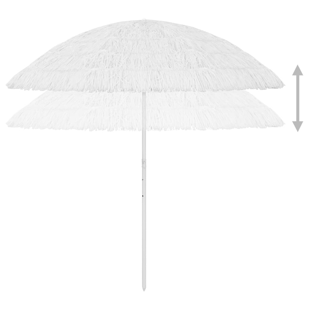 Sombrilla De Playa Hawaii Blanco 300 Cm_2