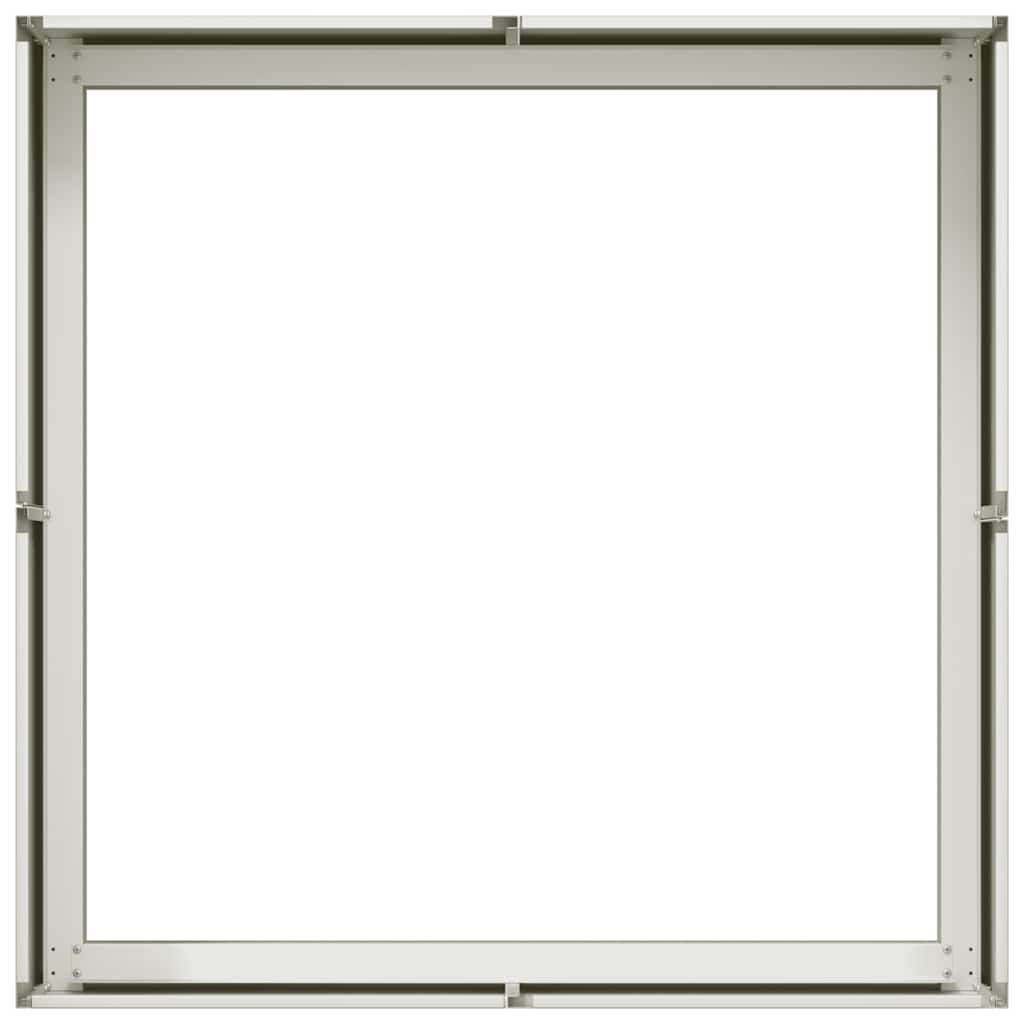 Jardinera Acero Blanco 80x80x30 Cm_4