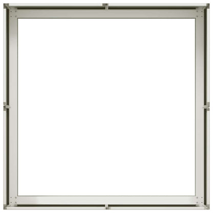 Jardinera Acero Blanco 80x80x30 Cm_4