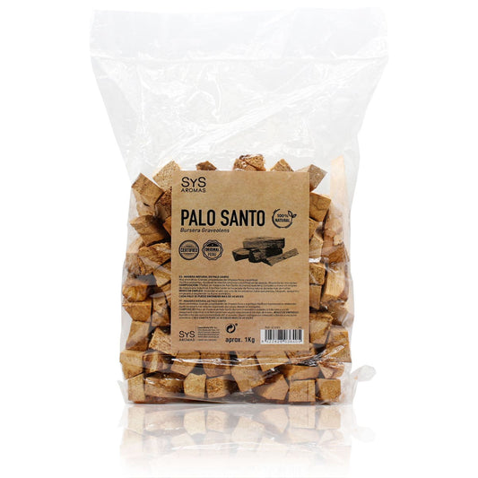 Palo Santo Natural 1 kg SYS Aromas | Madera Aromática | Purificación Ambiental | Uso Profesional_0