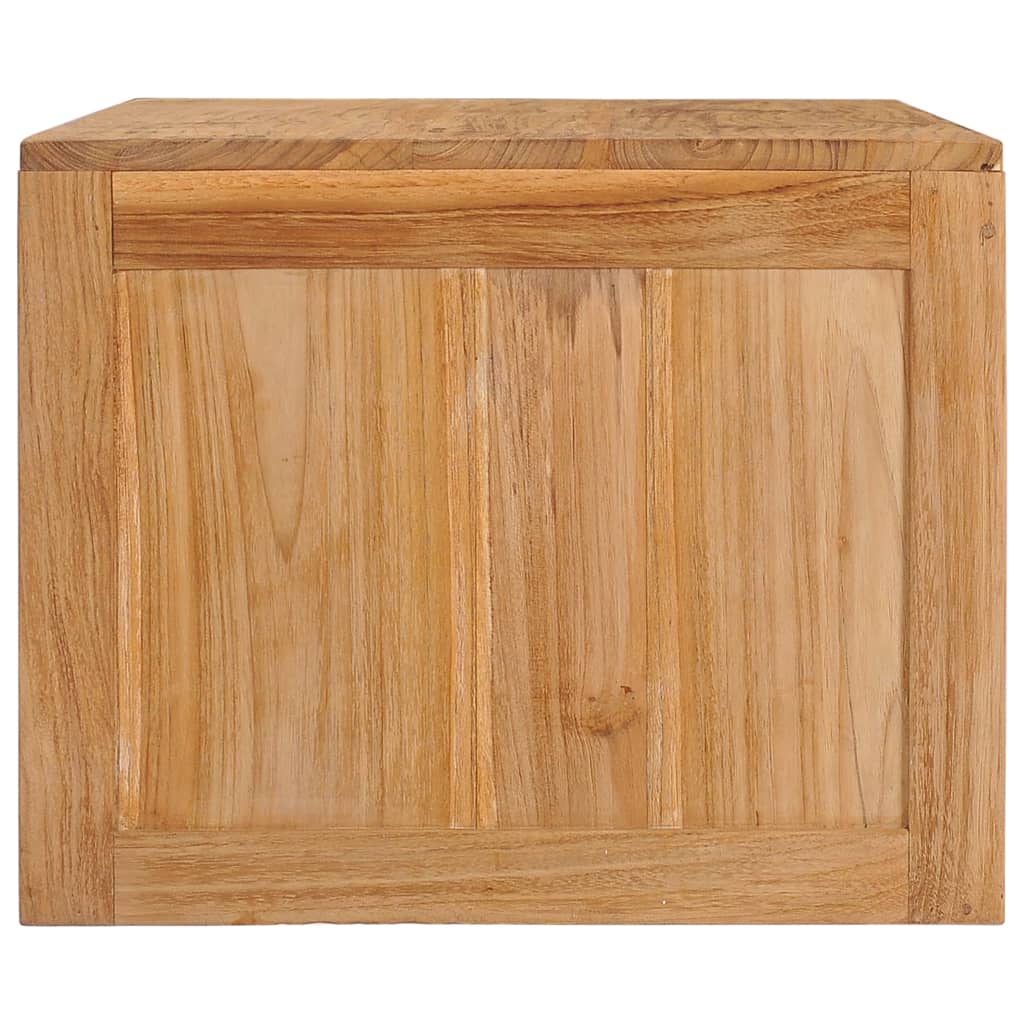 Mesa De Centro De Madera Maciza De Teca 90x50x40 Cm_2