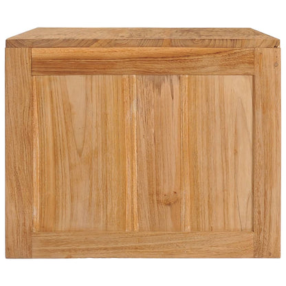 Mesa De Centro De Madera Maciza De Teca 90x50x40 Cm_2