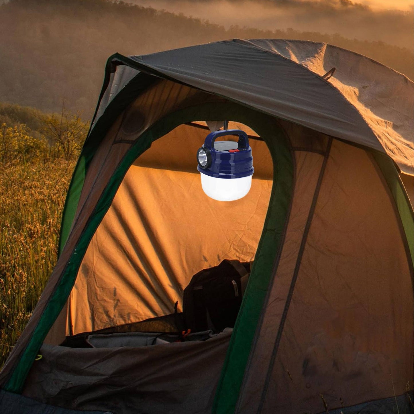 Well Home Luz De Camping De Faro Brillante Y Gran Reflector 12,4x15,9cm_3