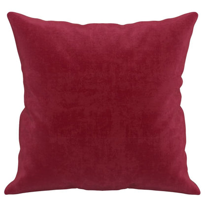 Vidaxl Cojines Decorativos 2 Uds Terciopelo Rojo Tinto 40x40 Cm_3