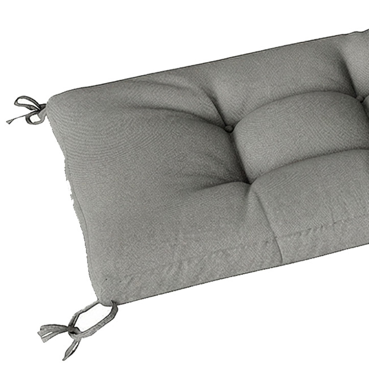 Outsunny Cojín Para Banco Y Tumbona Protección Uv50+ 198x65x13 Cm Gris Claro_4