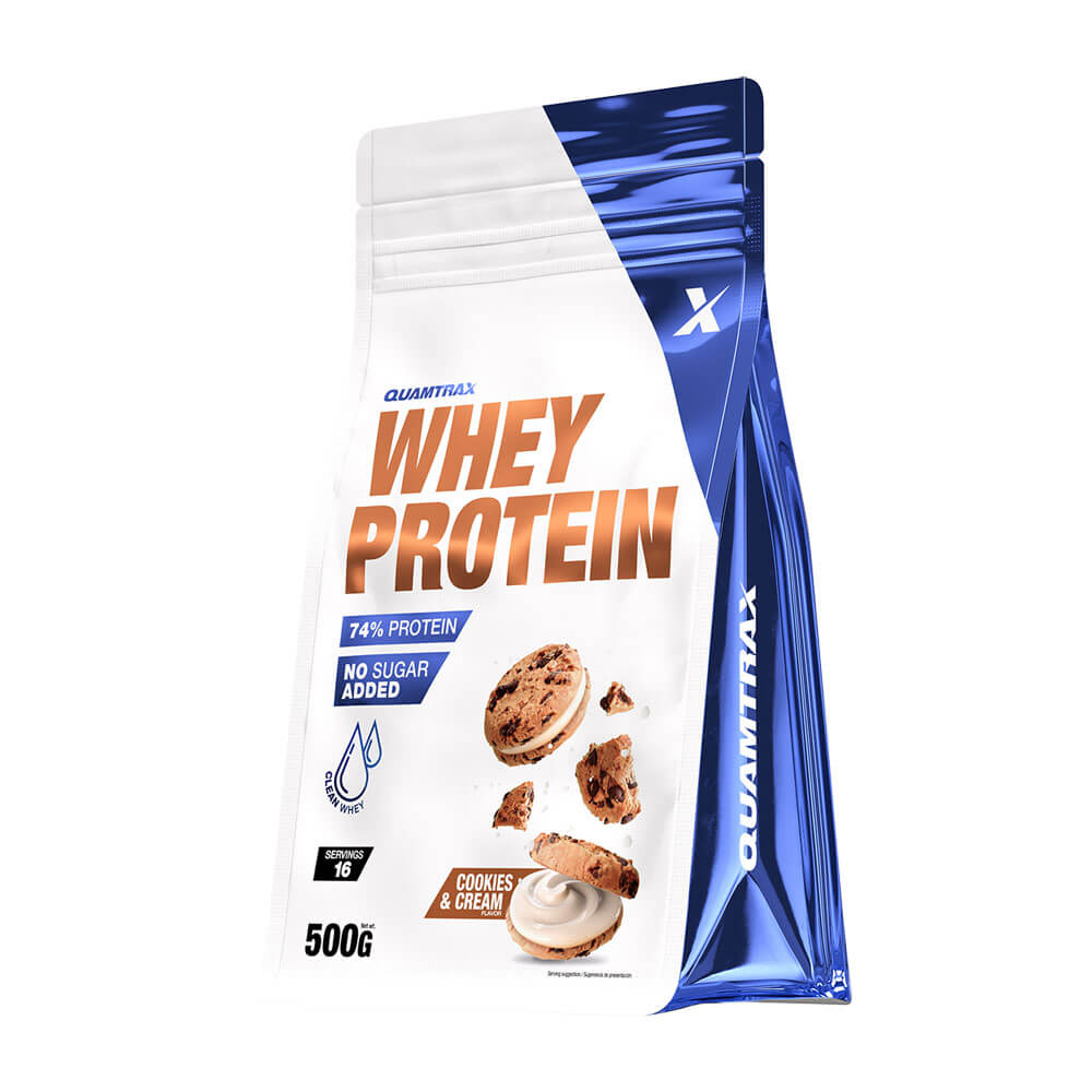 100% Whey Protein - 500g - Galletas - Proteina De Suero Whey - Quamtrax_0