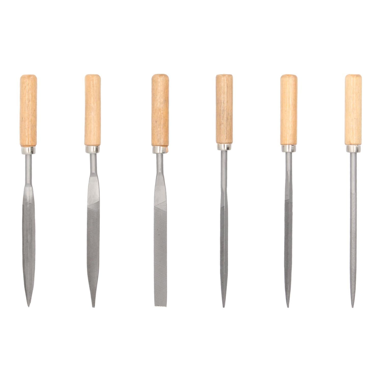 Juego Limas Hierro Pequeñas Surtido 6 Piezas_0