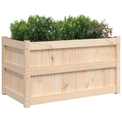 Jardineras De Exterior 2 Unidades Madera Maciza De Pino_3