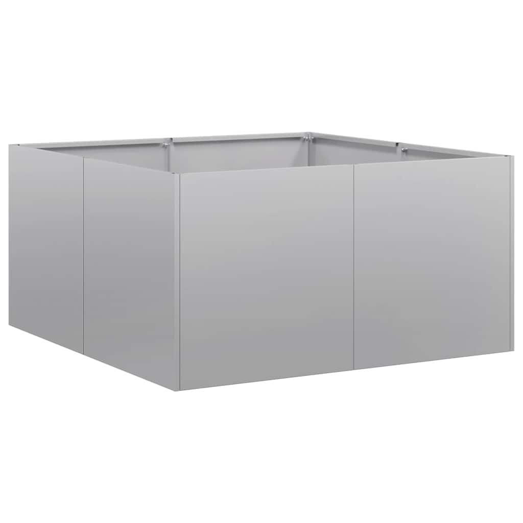 Jardinera 80x80x40 Cm De Acero Galvanizado_0