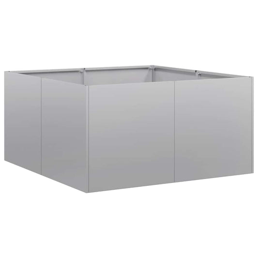 Jardinera 80x80x40 Cm De Acero Galvanizado_0