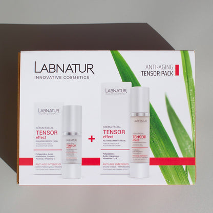 Pack Anti-Aging Tensor Effect Labnatur | Sérum Facial y Crema Facial | Polipéptidos y Ácido Hialurónico_2