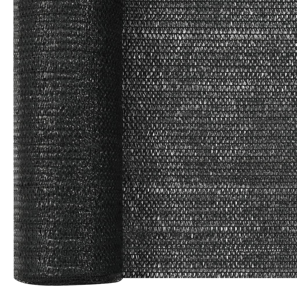 Vidaxl Red De Privacidad Hdpe Negro 1x50 M 75 G/m²_2