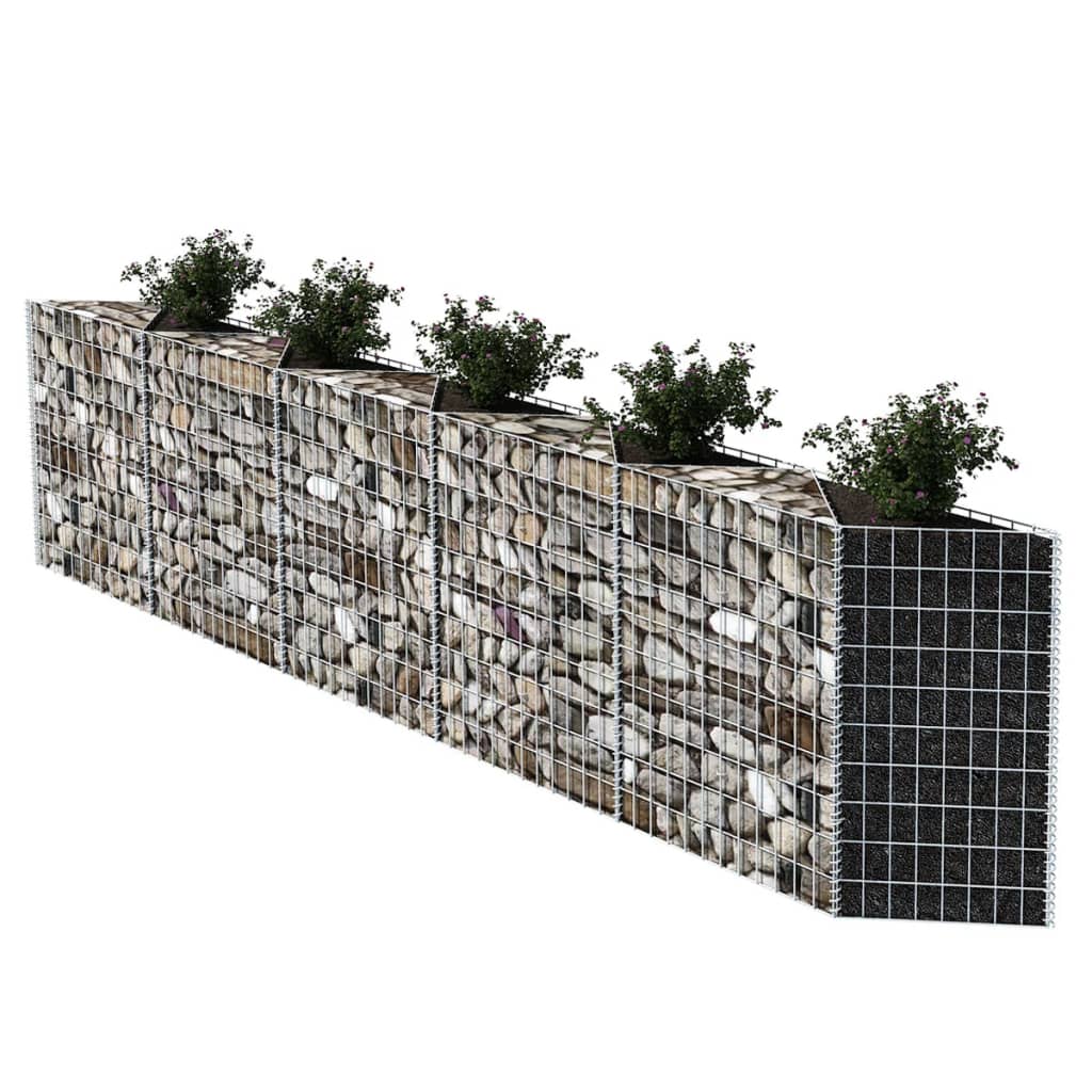Cesta De Muro De Gaviones Acero Galvanizado 300x30x100 Cm / Vetonek_3