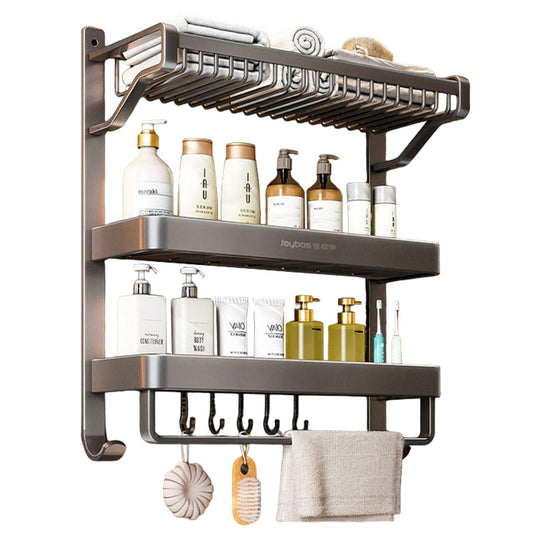 Joybos - Estante De Almacenamiento De Baño De Metal Con 3 Niveles_0