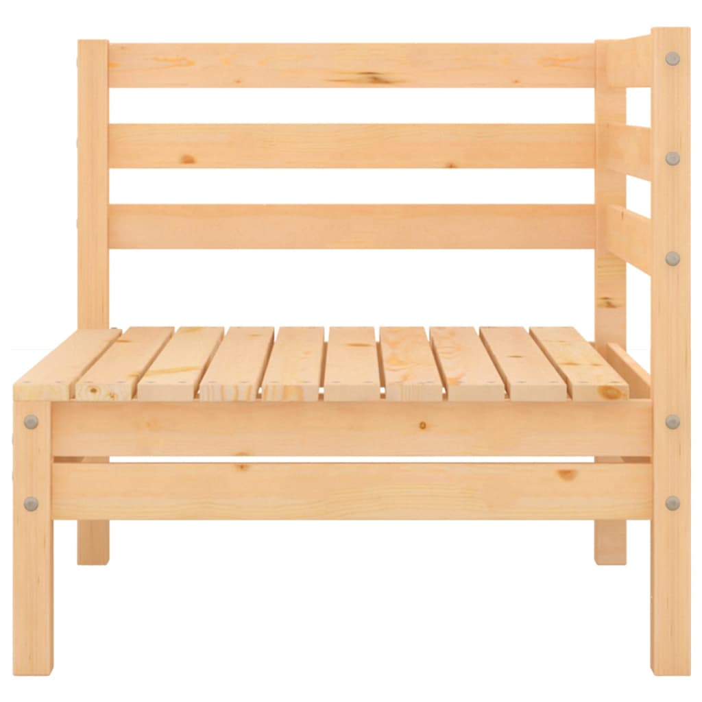 Juego De Muebles De Jardín 6 Piezas Madera Maciza De Pino / Vetonek_4