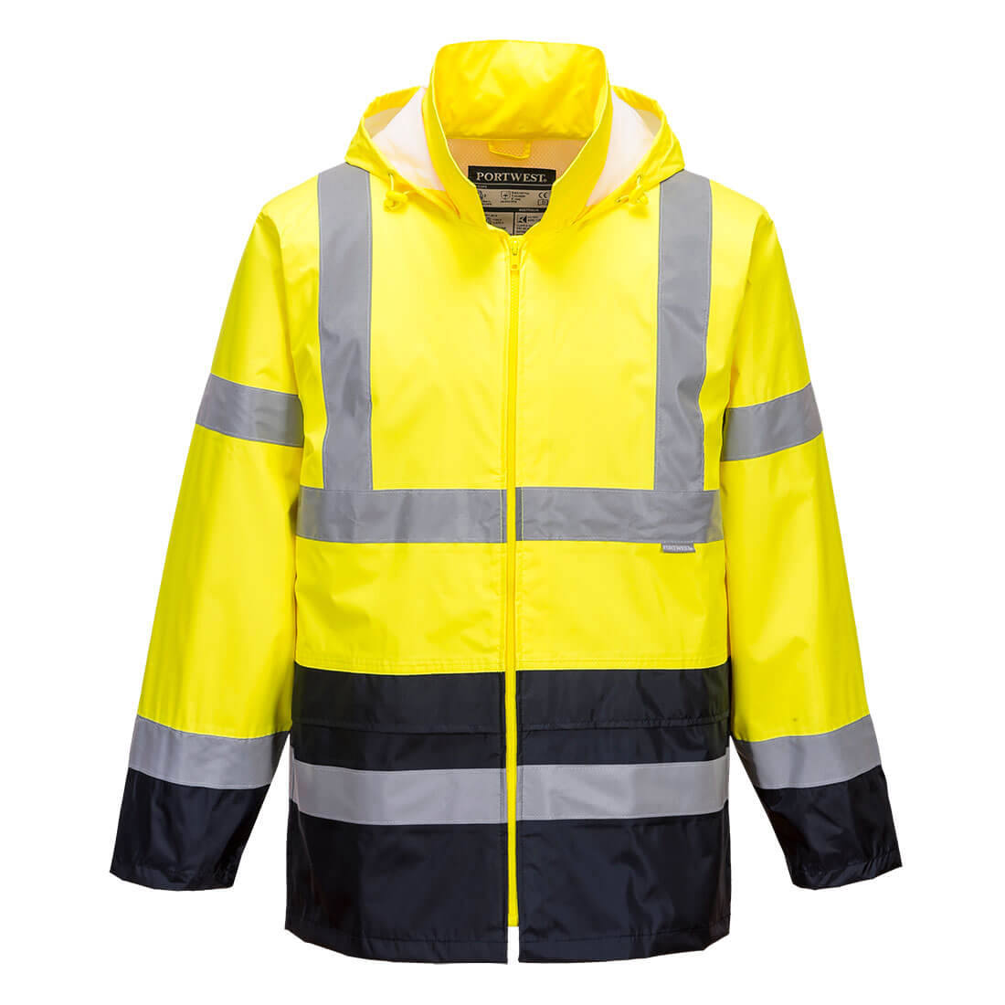 Chaqueta De Alta Visibilidad Para Lluvia Classic Contrast / Xxxl / Amarillo-marino_0