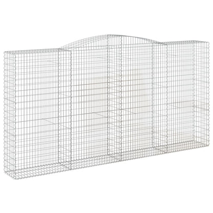 Cestas De Gaviones 8 Uds Forma De Arco Hierro 400x50x200/220 Cm_2