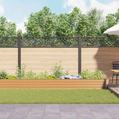 Arriate Elevado Marrón Claro 970 X 50 X 36 Cm Acero Galvanizado_3