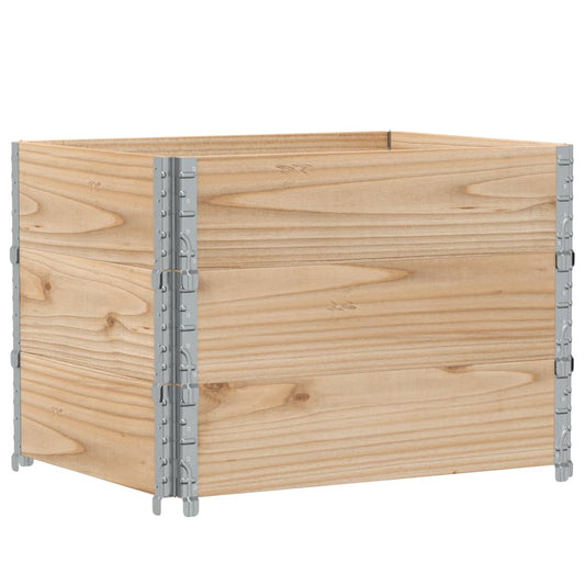 Jardinera De Madera Maciza De Pino 80x60 Cm_0