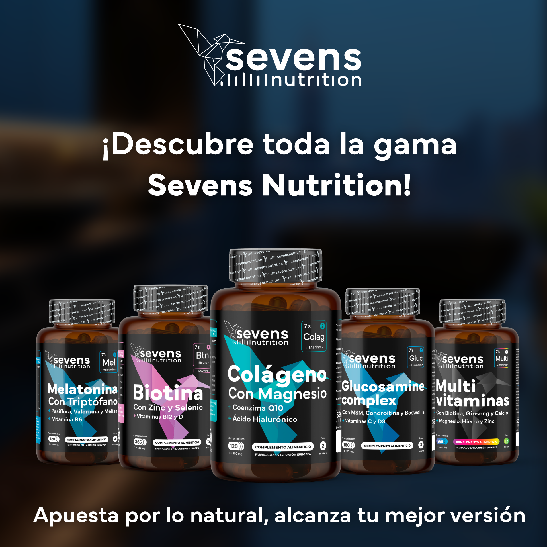 Colágeno Marino Con Magnesio + Glucosamina Condroitina Msm 6en1. Sevens Nutrition. Cuidado Articular, Óseo Y Cutáneo_5