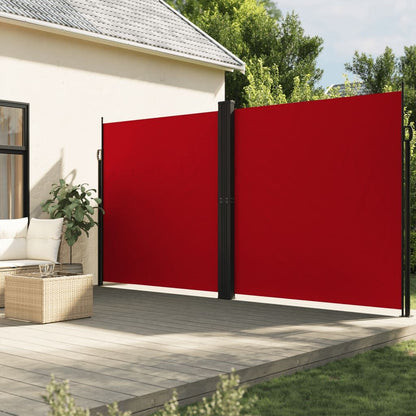 Vidaxl Toldo Lateral Retráctil Rojo 220x1000 Cm_1