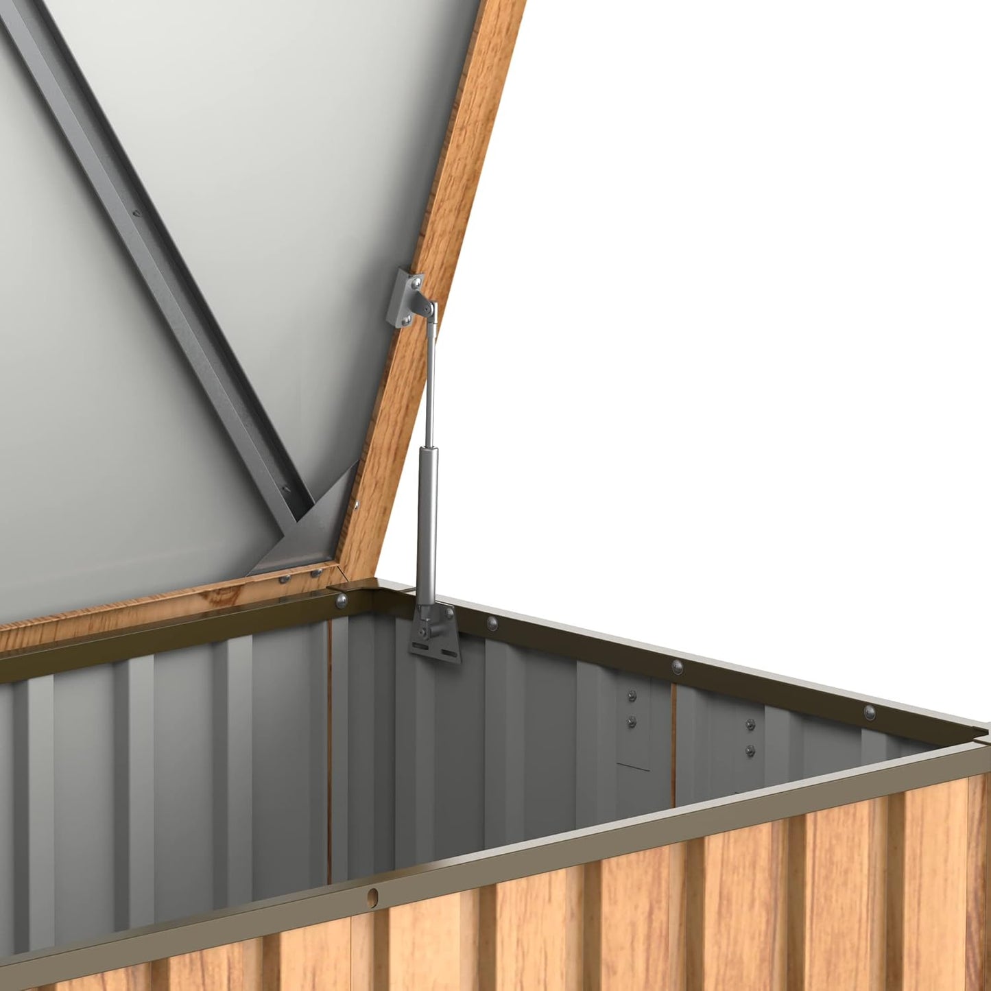 Duramax - Arcón Baúl - Apolo 585 L - Metal - Color Imitación Madera -  -_3