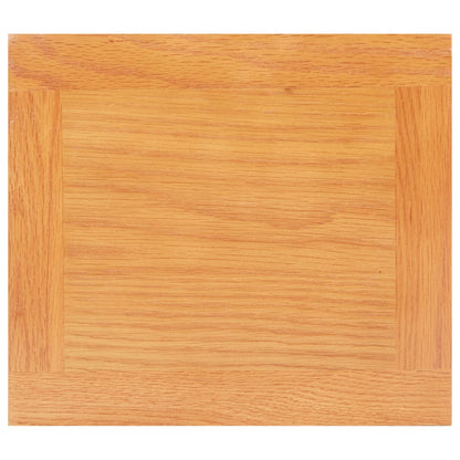 Mesa Auxiliar De Madera Maciza De Roble 27x24x55 Cm_3