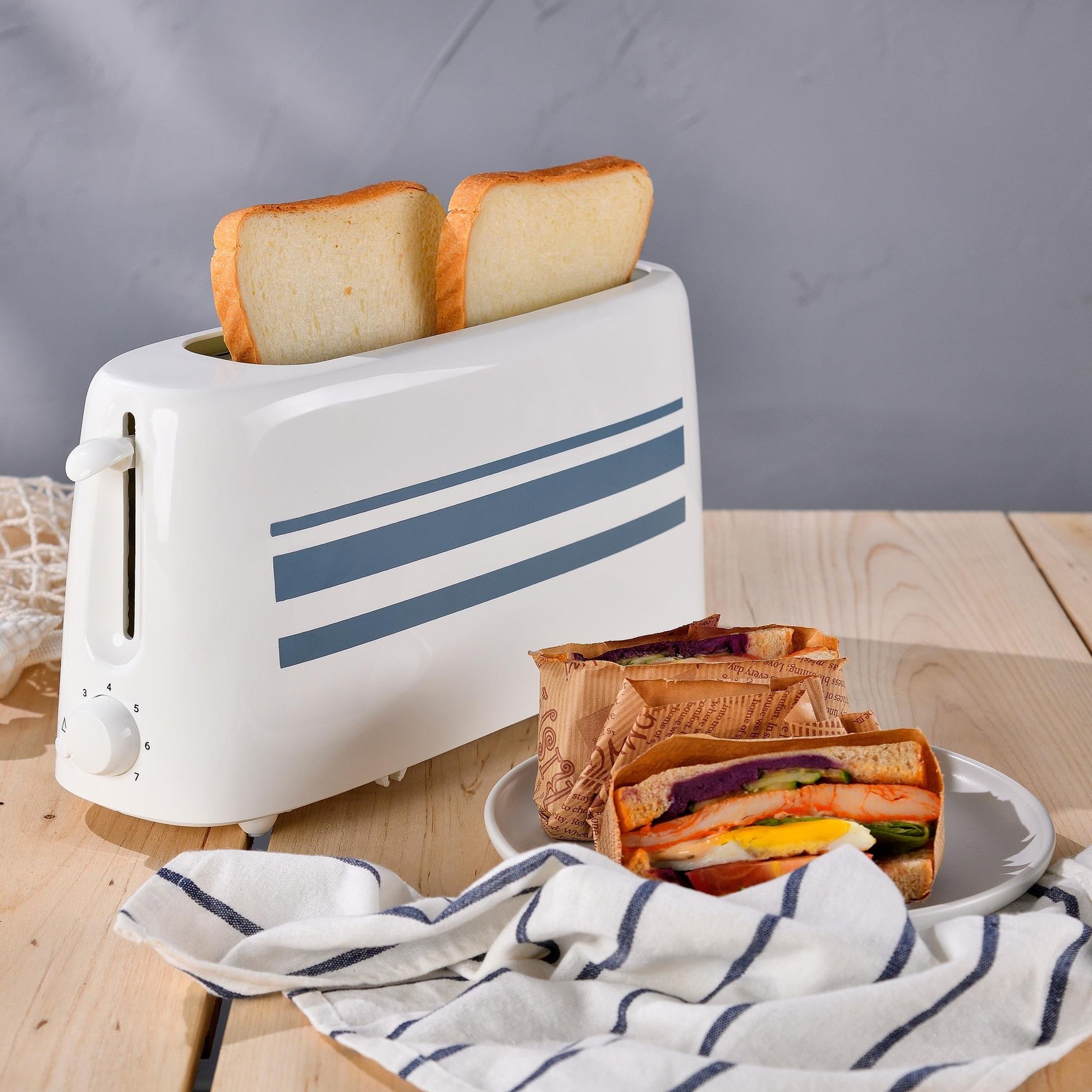 Tostadora Para 2 Rebanadas Noia Con 7 Velocidades 700w Bergner_1