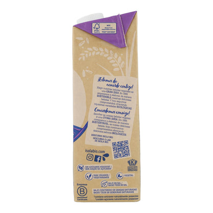 Bebida BIO Arroz Integral Sin Gluten Isola Bio 1 L