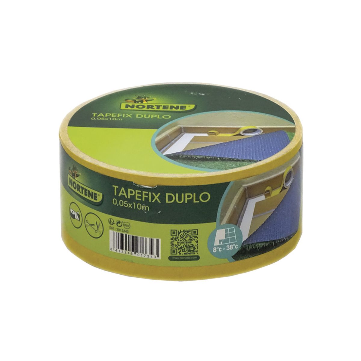 Cinta adhesiva doble cara Tapefix Duplo 10 m Nortene