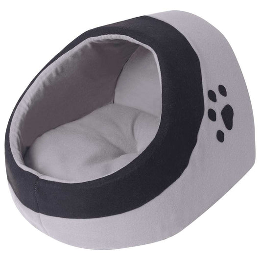 Vidaxl Cama Cubo Para Gatos Tamaño L Gris Y Negra_0