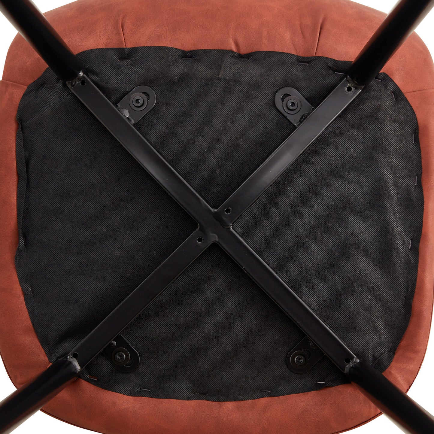 Pack 4 Sillas De Comedor De Piel Mera 56x44x87.5cm Thinia Home_4