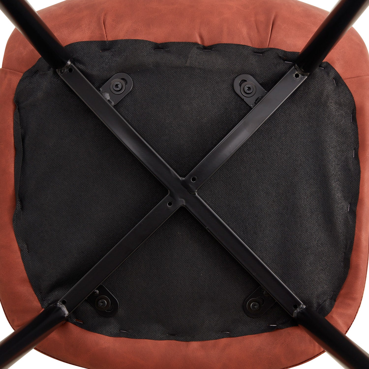 Pack 4 Sillas De Comedor De Piel Mera 56x44x87.5cm Thinia Home_4