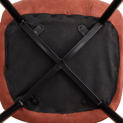 Pack 4 Sillas De Comedor De Piel Mera 56x44x87.5cm Thinia Home_4