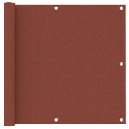 Vidaxl Toldo Para Balcón De Tela Oxford Terracota 90x300 Cm_0