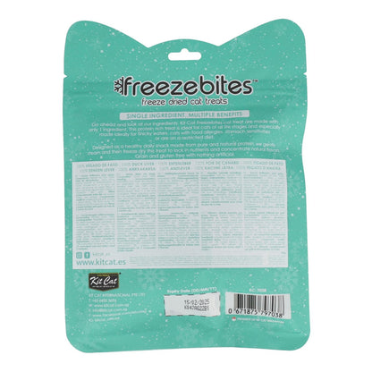 Kit Cat FreezeBites - Hígado de Pato 20 g Snack liofilizado natural para gatos