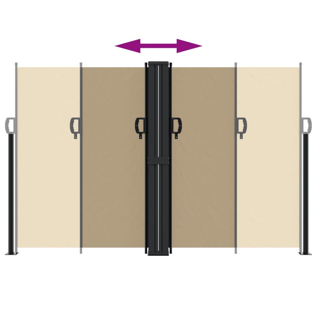 Vidaxl Toldo Lateral Retráctil Beige 160x1000 Cm_4