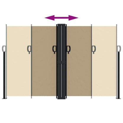 Vidaxl Toldo Lateral Retráctil Beige 160x1000 Cm_4