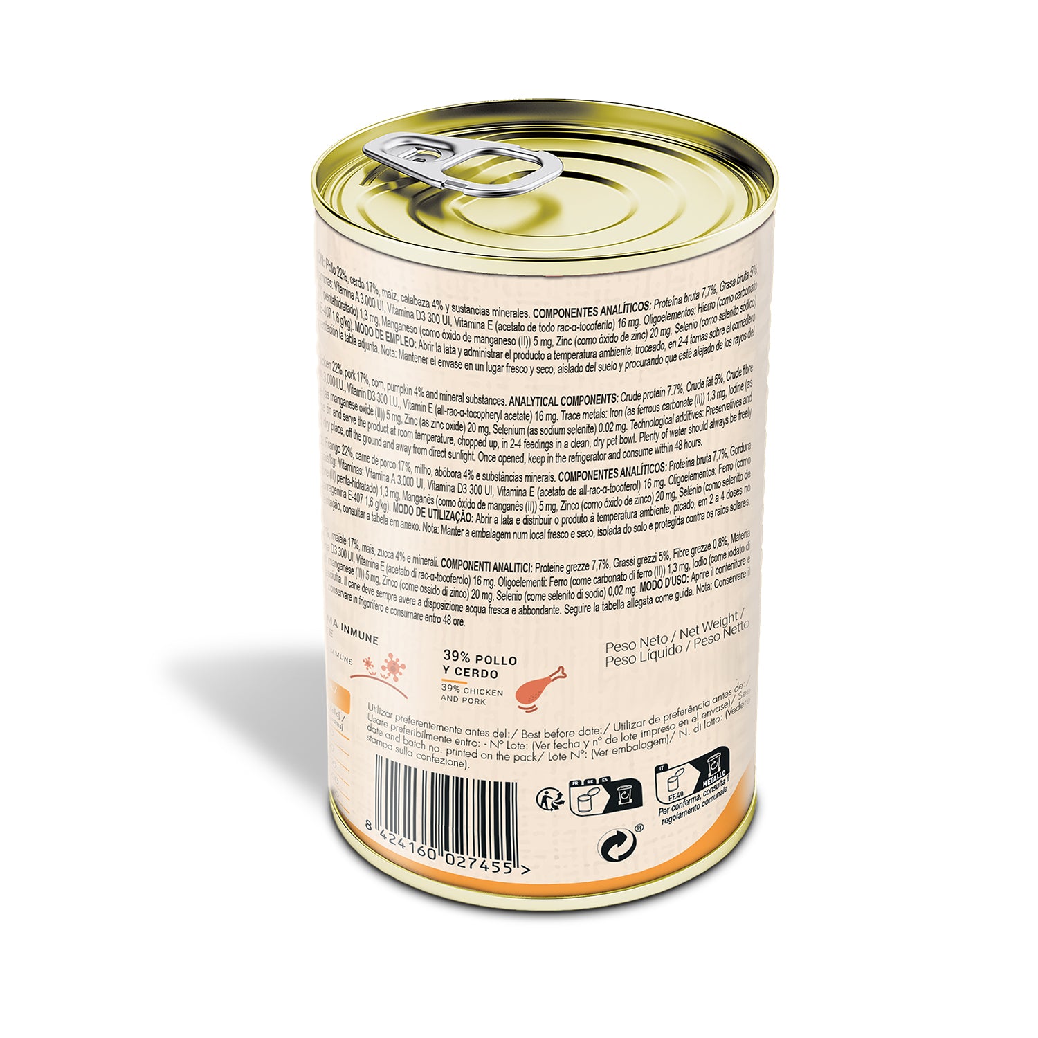 Perrynat Pollo Y Calabaza, 6 Latas X 800gr_1