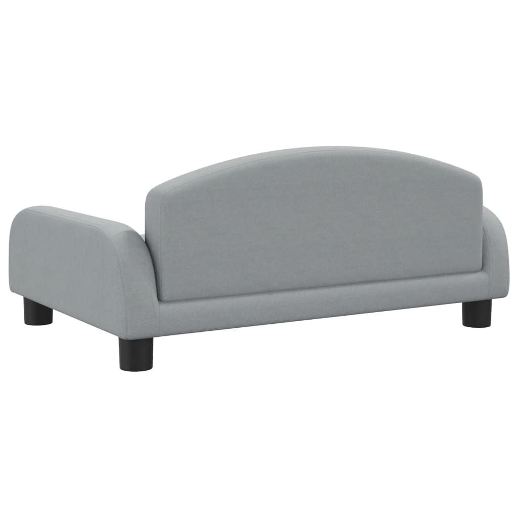 Cama Para Perros De Tela Gris Claro 70x45x30 Cm / Vetonek_0