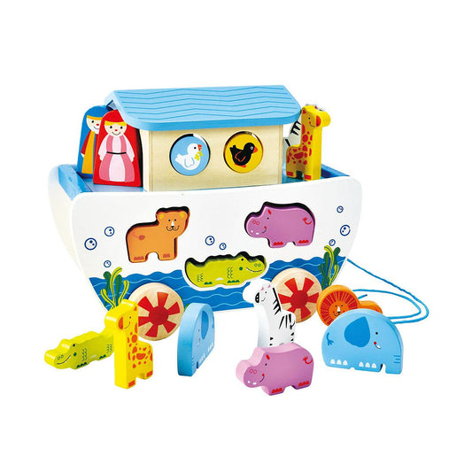 Juego Arrastre Arca Noe Pull Along Noah's Ark Hape_0