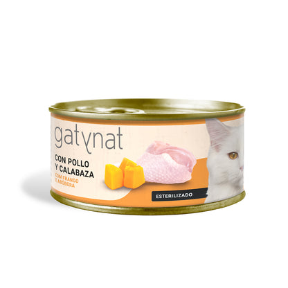 Gatynat Pollo Y Calabaza Pack 12 Uds X 85 Gr_1