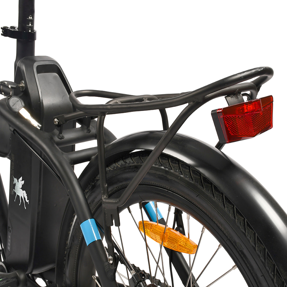 Sirio 250w 36v 10ah (360wh) Bicicleta Eléctrica De Paseo Plegable - Rueda 20 X 1.95 Color Negro_3