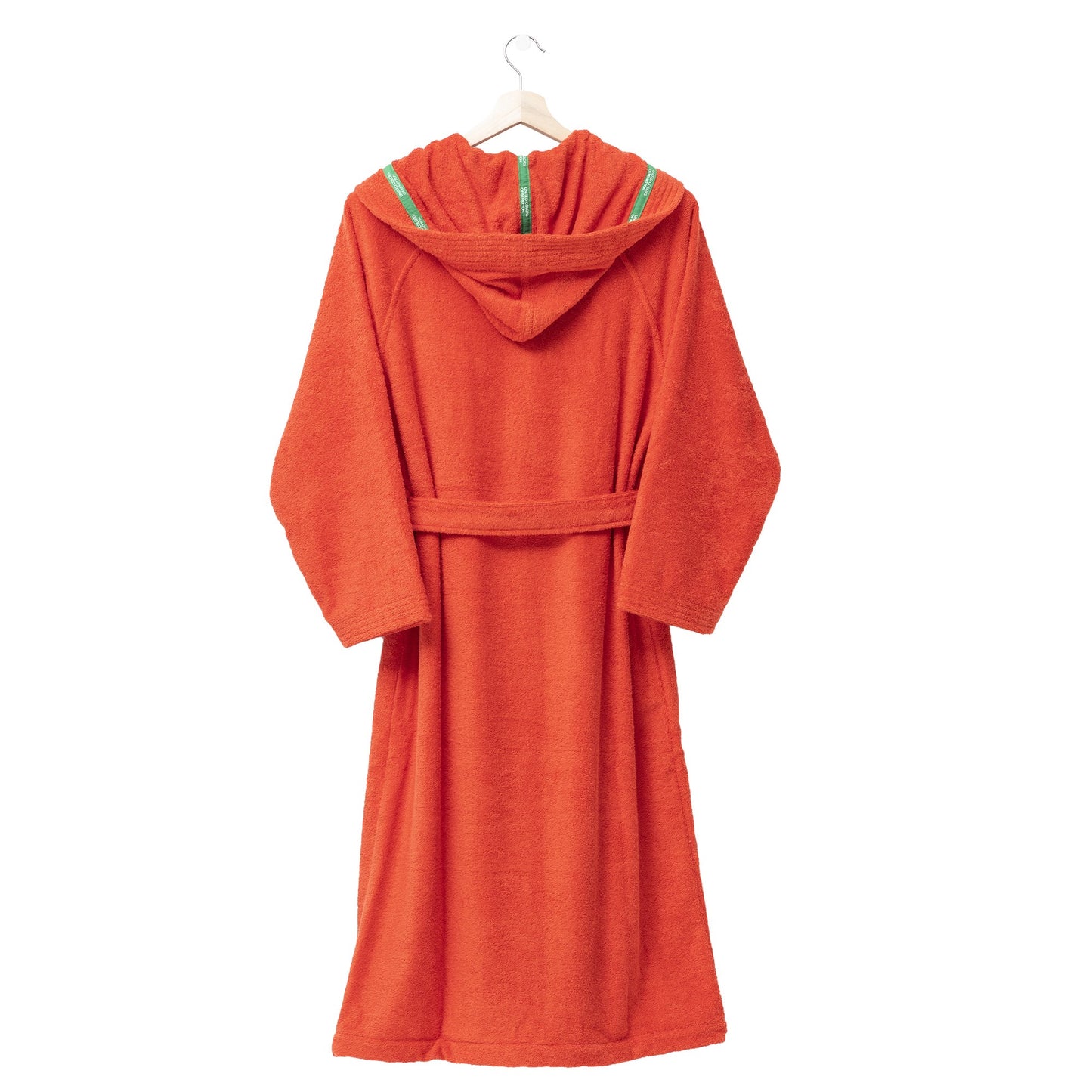 Albornoz Con Capucha M/l 360gsm 100% Algodón Rojo Rainbow_3