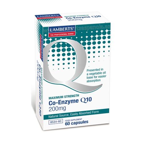 Co-Enzima Q10 200 mg Lamberts 60 cápsulas