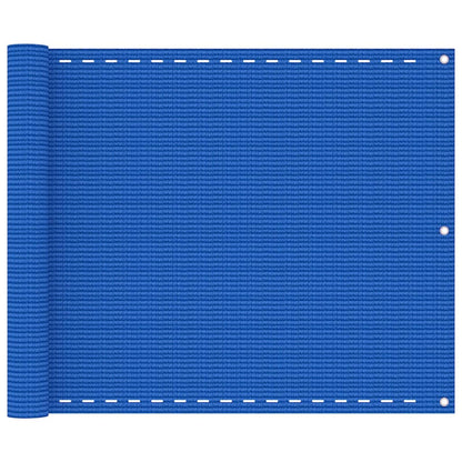 Vidaxl Toldo Para Balcón Hdpe Azul 75x400 Cm_0