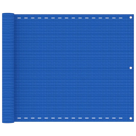 Vidaxl Toldo Para Balcón Hdpe Azul 75x400 Cm_0